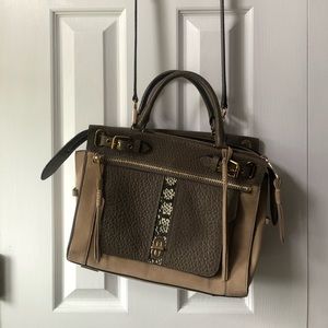 Rebecca Minkoff Brown Leather and Suede Handbag